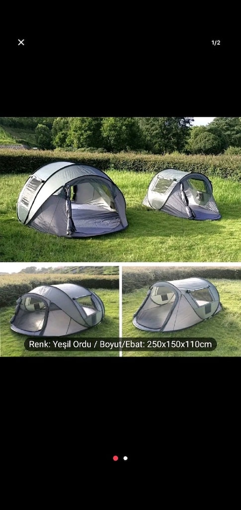 kamp çadırı otomatik - 2