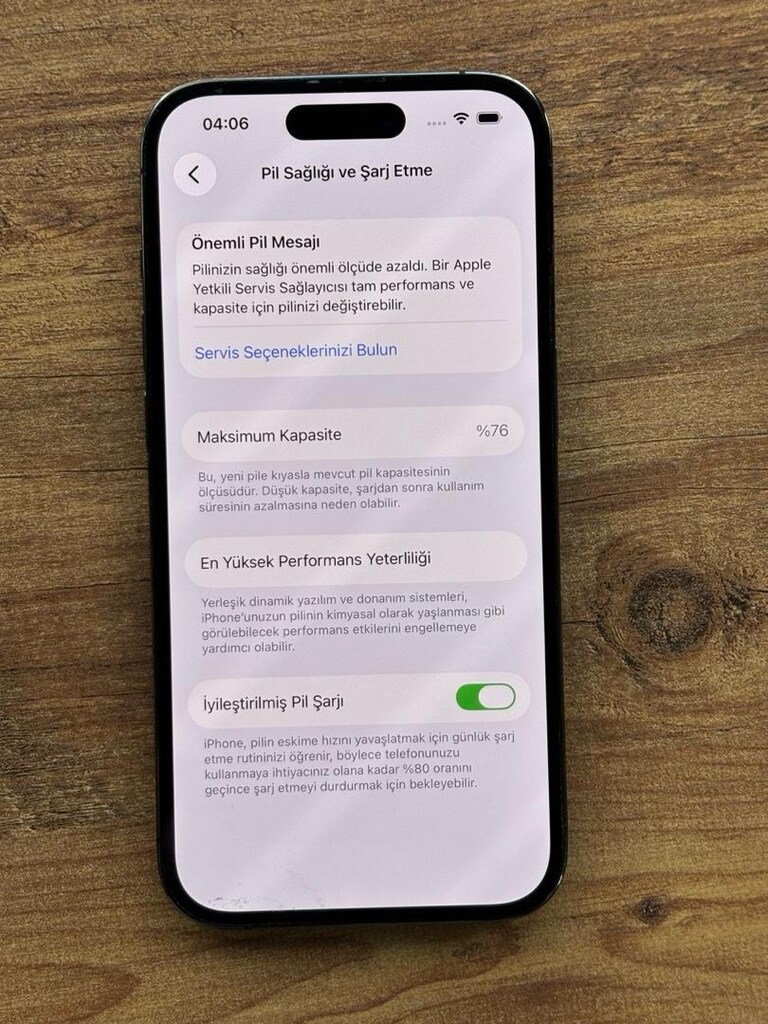 İPHONE 14 PRO 256 GB PİL 76 TR - 13