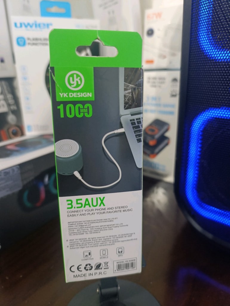 3.5mm AUX Kablo YK-AX808 – Yüksek Kalite Stereo ses - 2