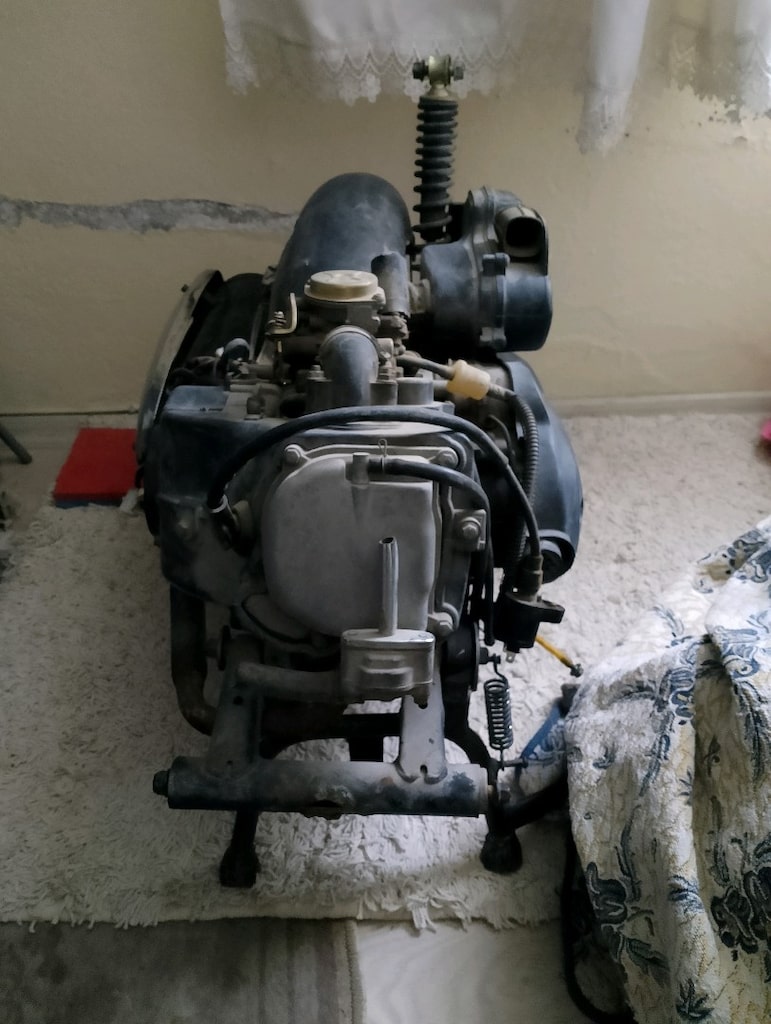 MONDIAL REVIVAL 80 CC KOMPLE KELLE MOTOR - 2