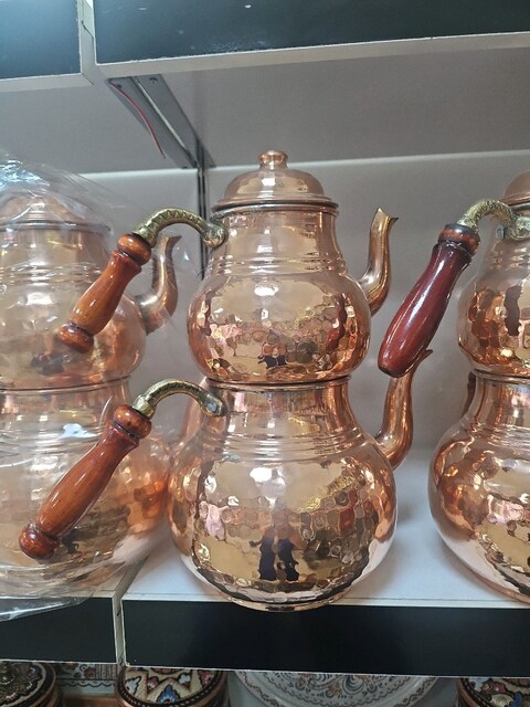 bakır çaydanlık