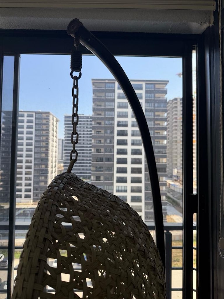 XXL Rattan Balkon Bahçe Salıncağı 150+ Kg Taşıma Kapasiteli - 6