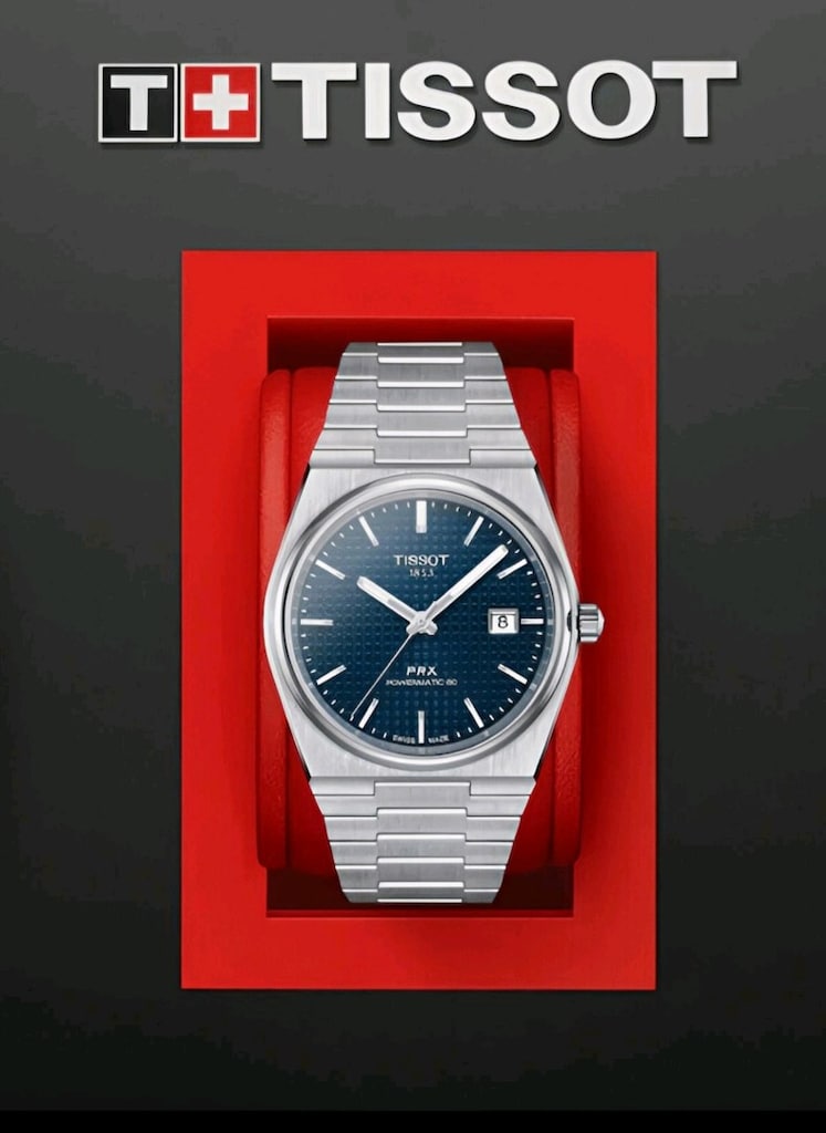 Tissot PRX Powermatic 80 Otomatik Mavi Erkek Kol Saati T137.407.11.04 - 2