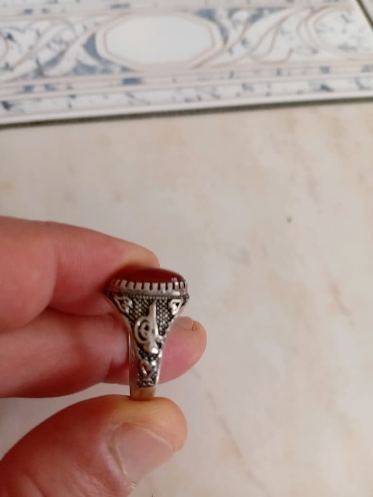 2ad tek fiyat gümüş yüzük - 5