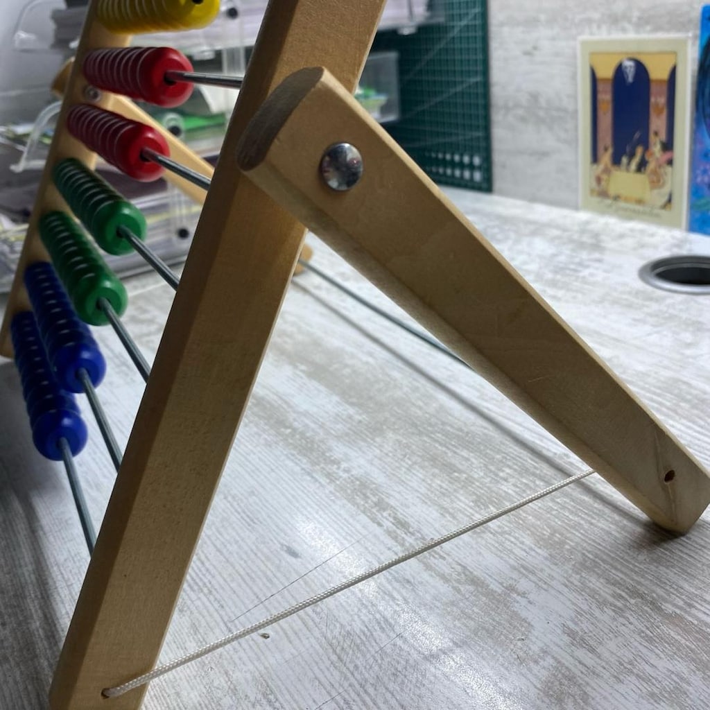 IKEA MULA Ahşap Abaküs Montessori Eğitici Oyuncak 100 Boncuk - 4