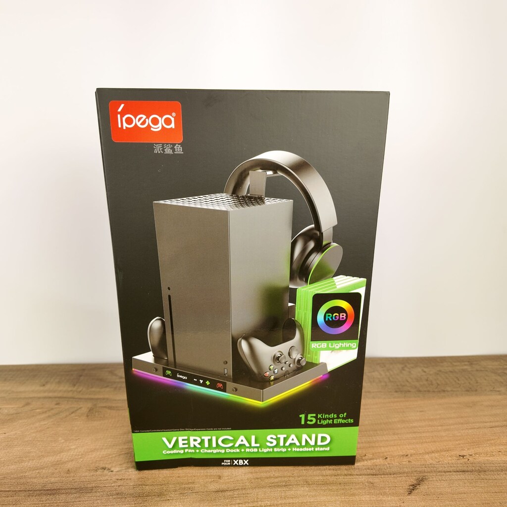 IPEGA XBOX SERIES X RGB FANLI ŞARJ STANDI SIFIR ÜRÜN KUTUSUNDA