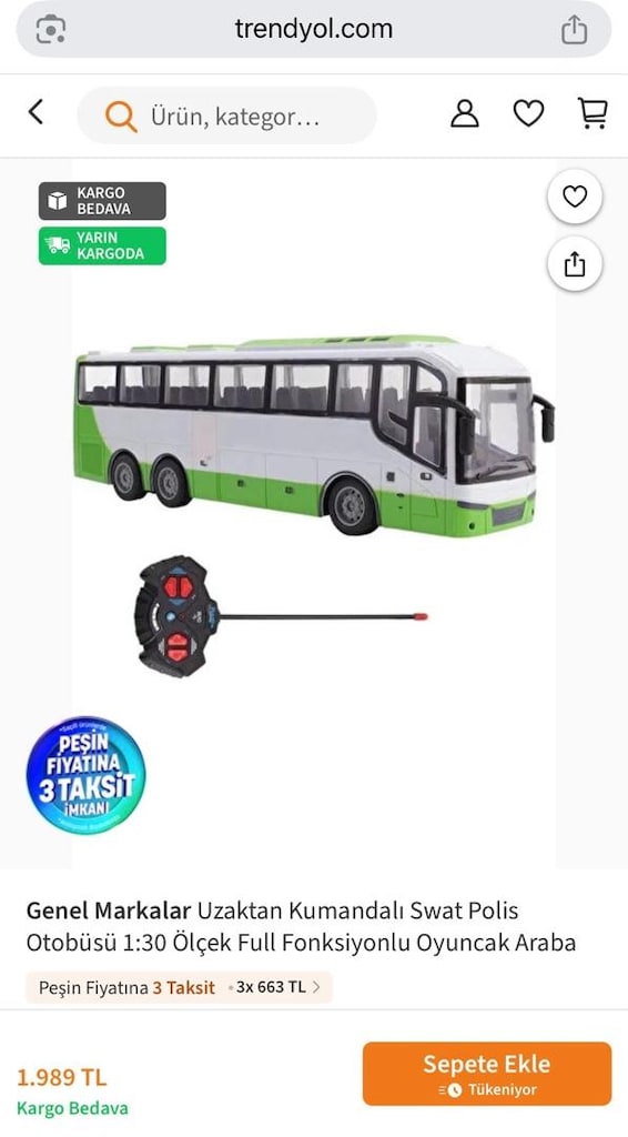 Uzaktan Kumandalı Otobüs - 6