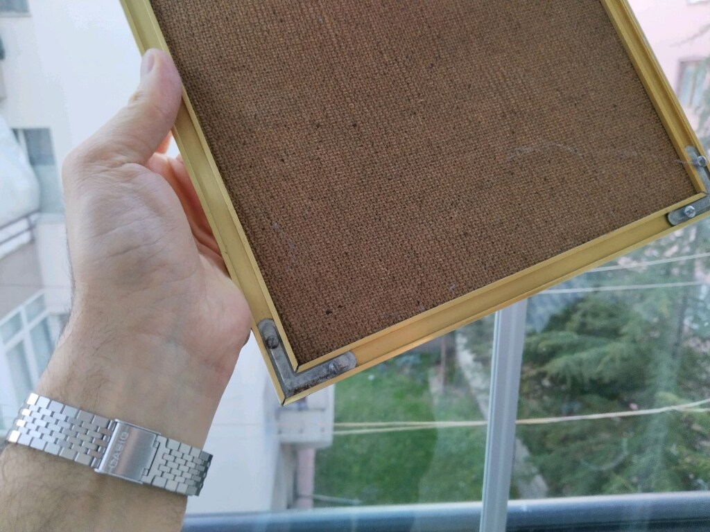 30x24 cm Eski Tip Cam Tablo - 3