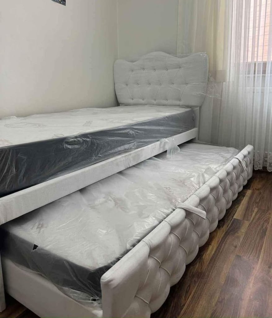 YAVRULU BAZA 2 ADET YATAK İMALATTAN SIFIR - 5