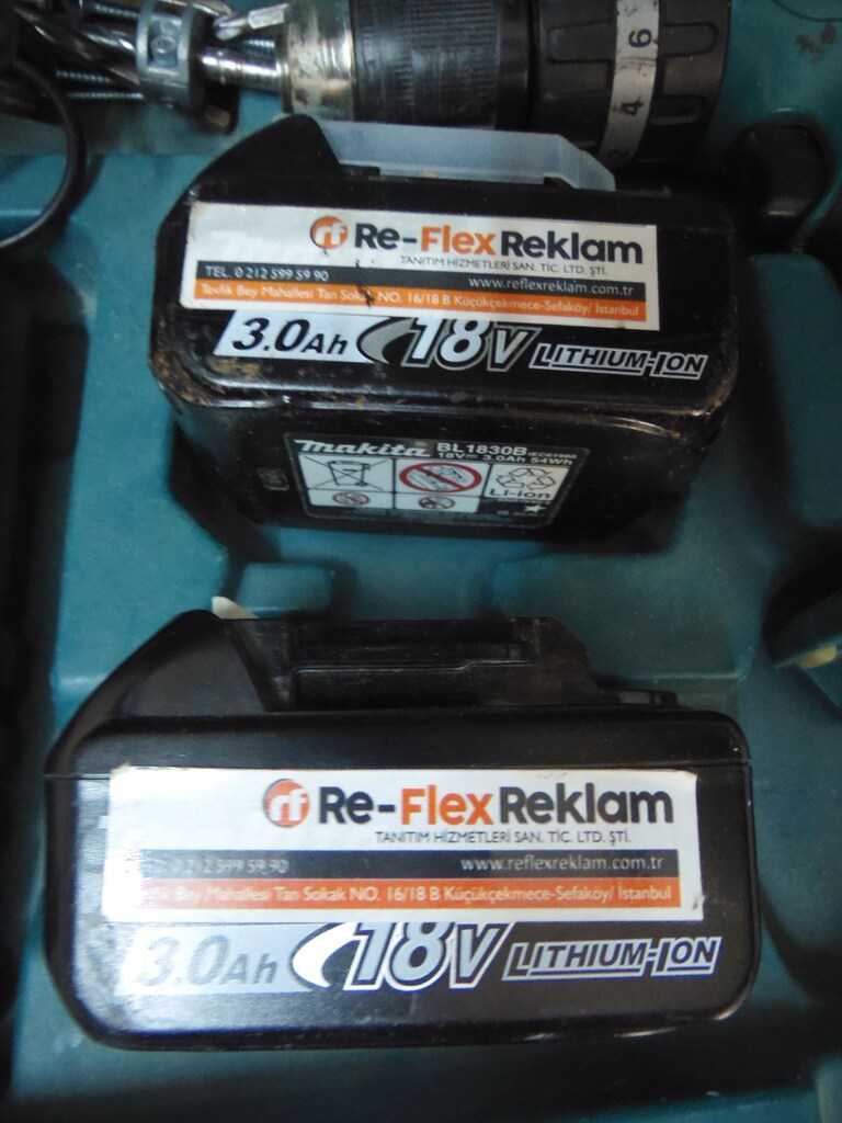 Orijinal Makita LXT 18V 3.0 Ah 2 Akülü Vidalama / şarjlı matkap- - 6