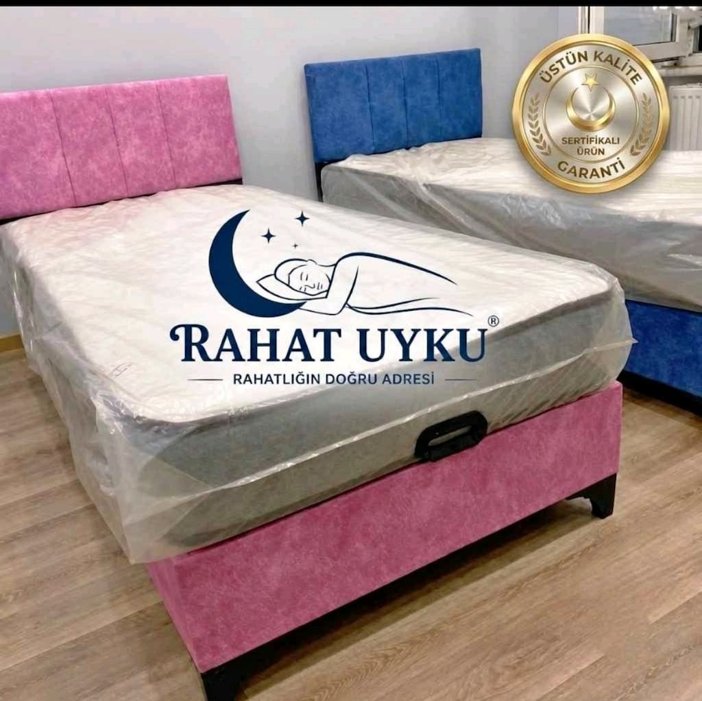 SIFIR SET UYGUN FİYAT 90/190 TEK KİŞİLİK YATAK BAZA BAŞLIK - 4