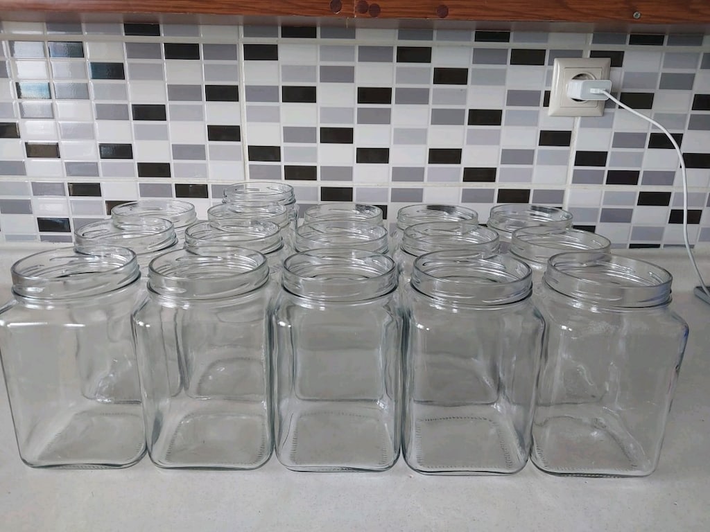 16 Adet 1,5 Litre Kavanoz - 6