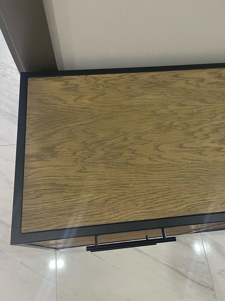 mudo concept ahşap ferforje tv sehpasi - 2