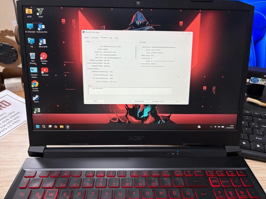 ACER NİTRO 5 N20C1 GAMİNG NOTEBOOK 144HZ - 4