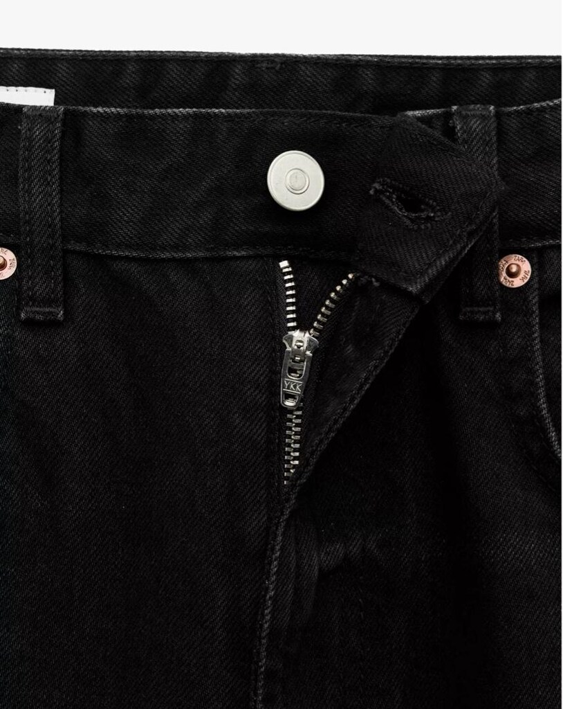 Zara trf high waist wide leg jeans - 4