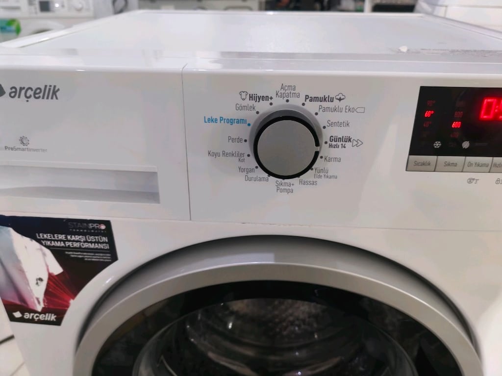 Arçelik 9 kg prosmart A+++ enerji 1000 devir çoktemiz çamaşır makinesi - 3