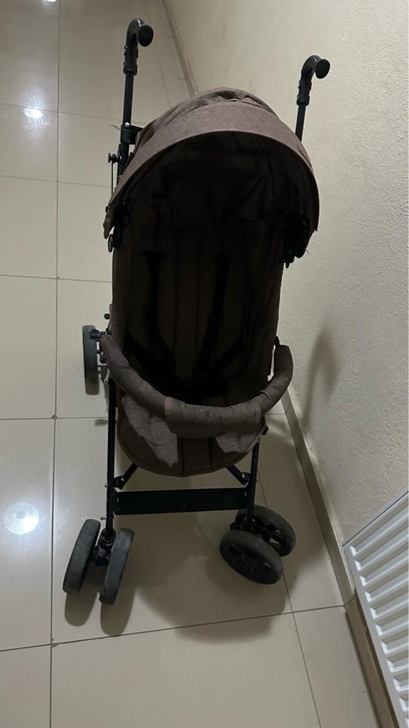 BABYHOPE BASTON BEBEK ARABASI KAHVERENGİ - 3