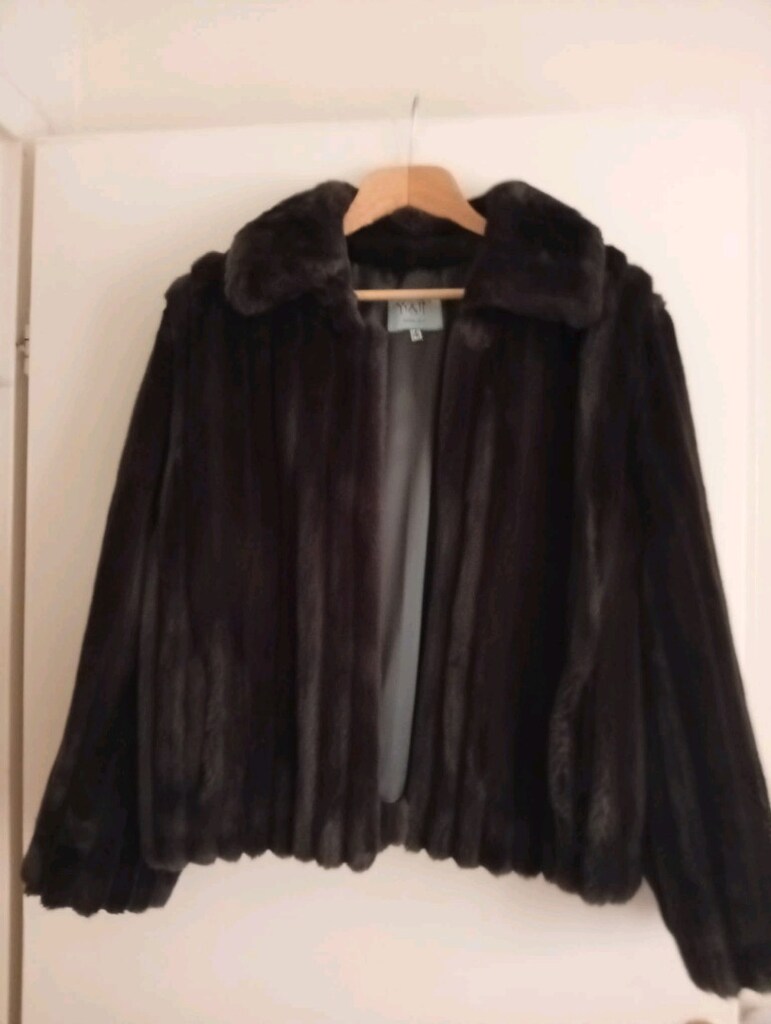 Peluş Kürk Koyu kahverengi - 8