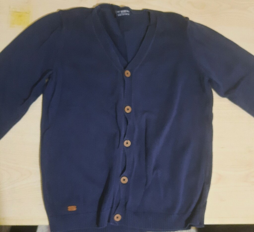 LC Waikiki Erkek Çocuk Dirsek Yamalı Düğmeli Triko Hırka (9-10 Yaş)