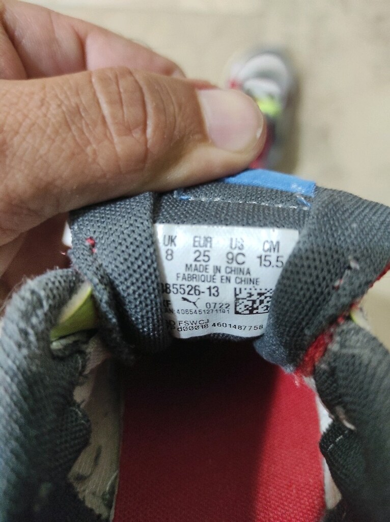 Puma Çocuk Spor Ayakkabı 25 Numara Temiz Kullanılmış - 6
