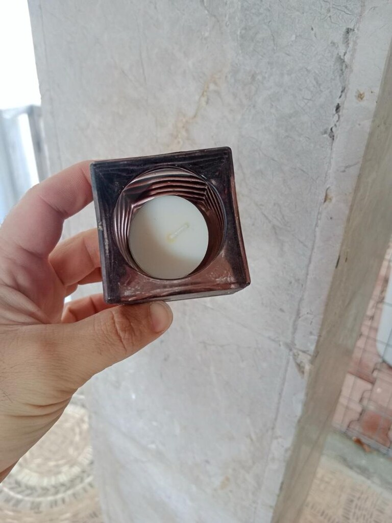 Marka : Spaas mumluk Highlight köşeli cam doldurulabilir, parafin Muml - 3