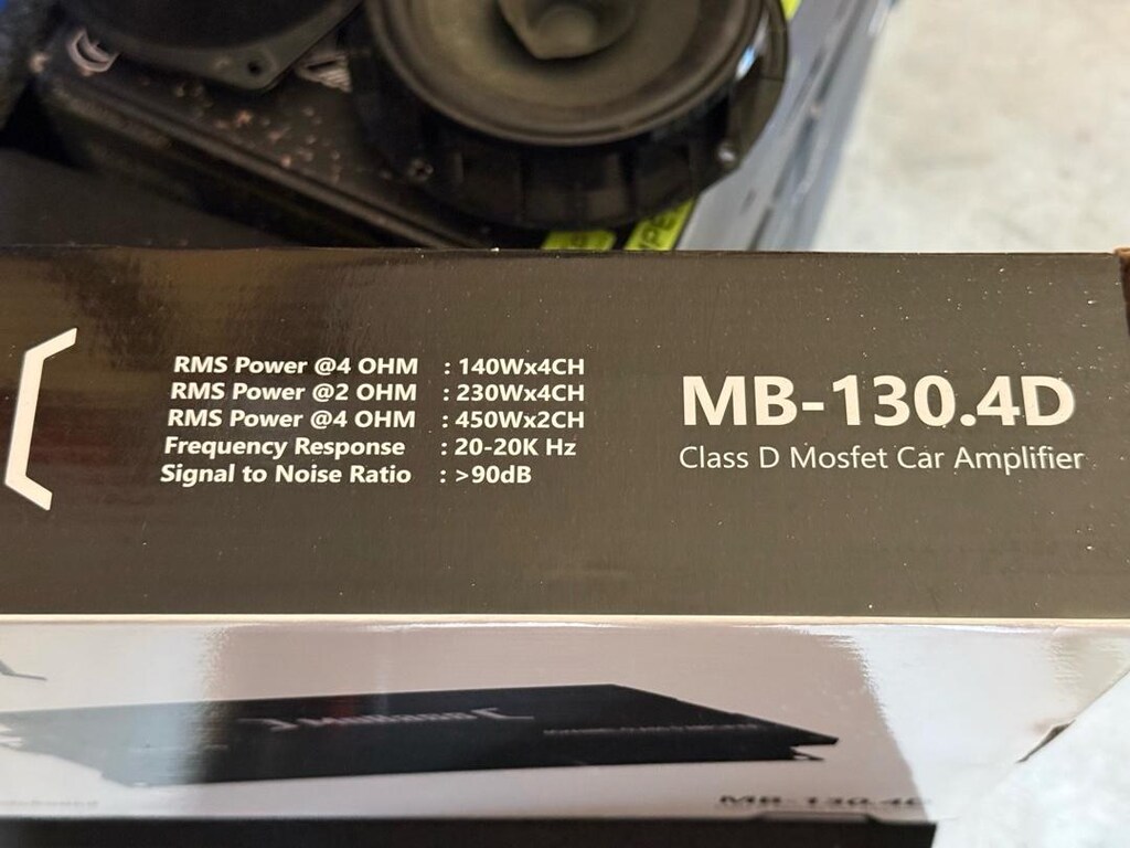 MOBASS MB-130.4D AMFİ 140x4 ANFİ SIFIR KAPALI KUTU GARANTİLİ - 3