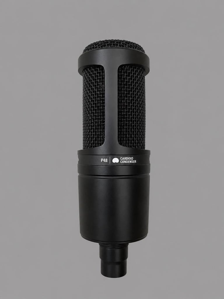 Audio-Technica At2020 Vondenser Microphone - 2