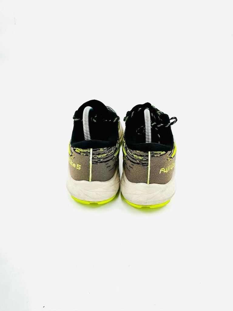Asics Neon Sarı Siyah Koşu Ayakkabısı - 5