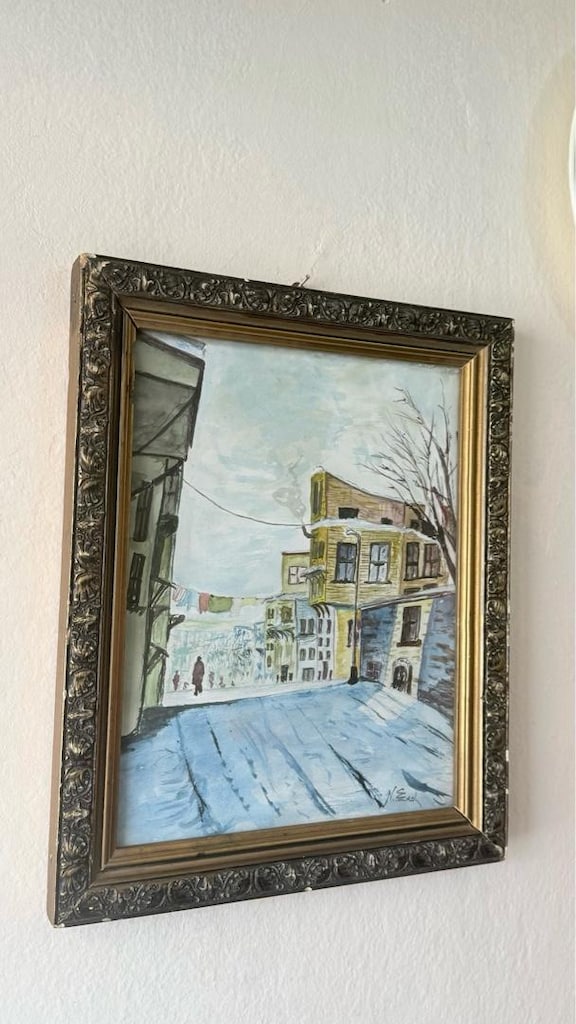 NURİ EROL İMZALI SULU BOYA TABLO - 7