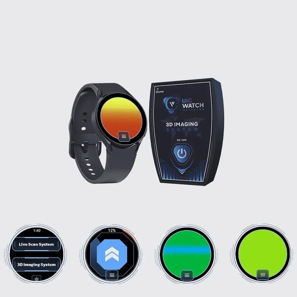 Ger Detect UIG Watch Kompakt Saat Tipi Üç Sistemli 3D Yer Altı Gör... - 4