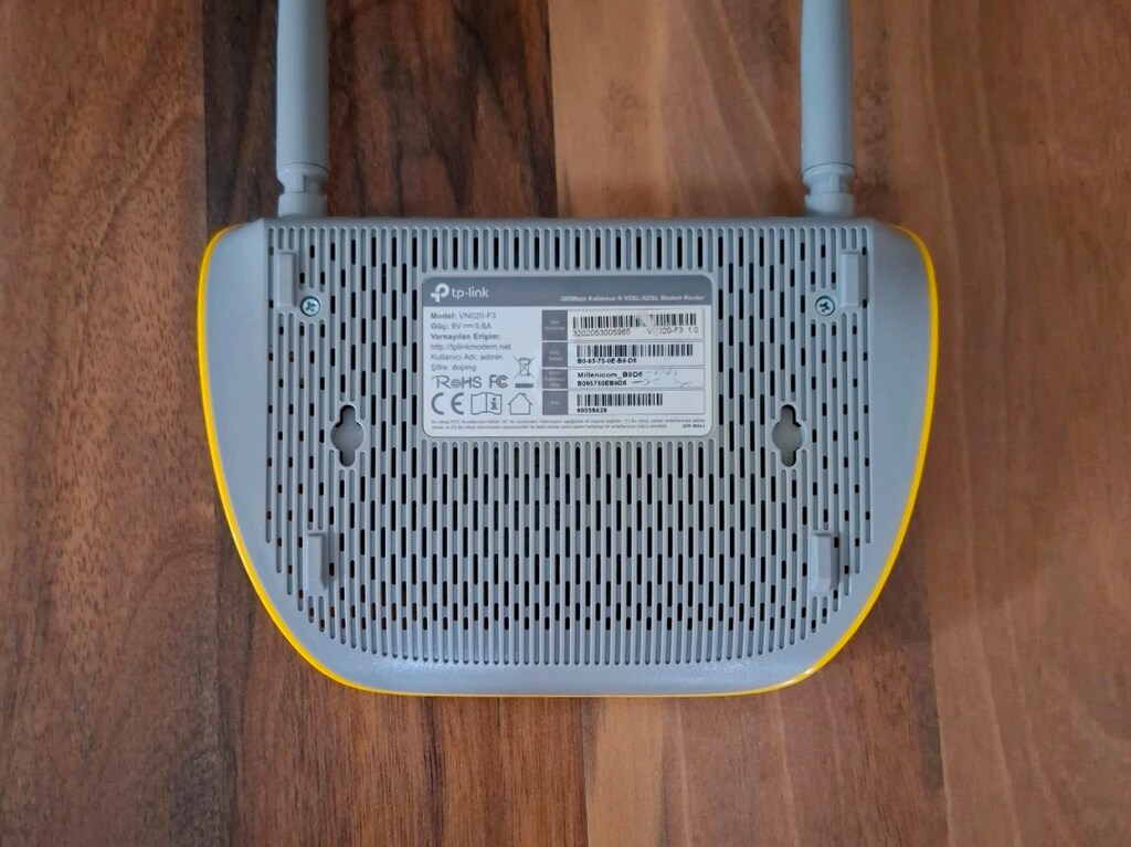 TPLink VDSL2 KABLOSUZ MODEM - 3