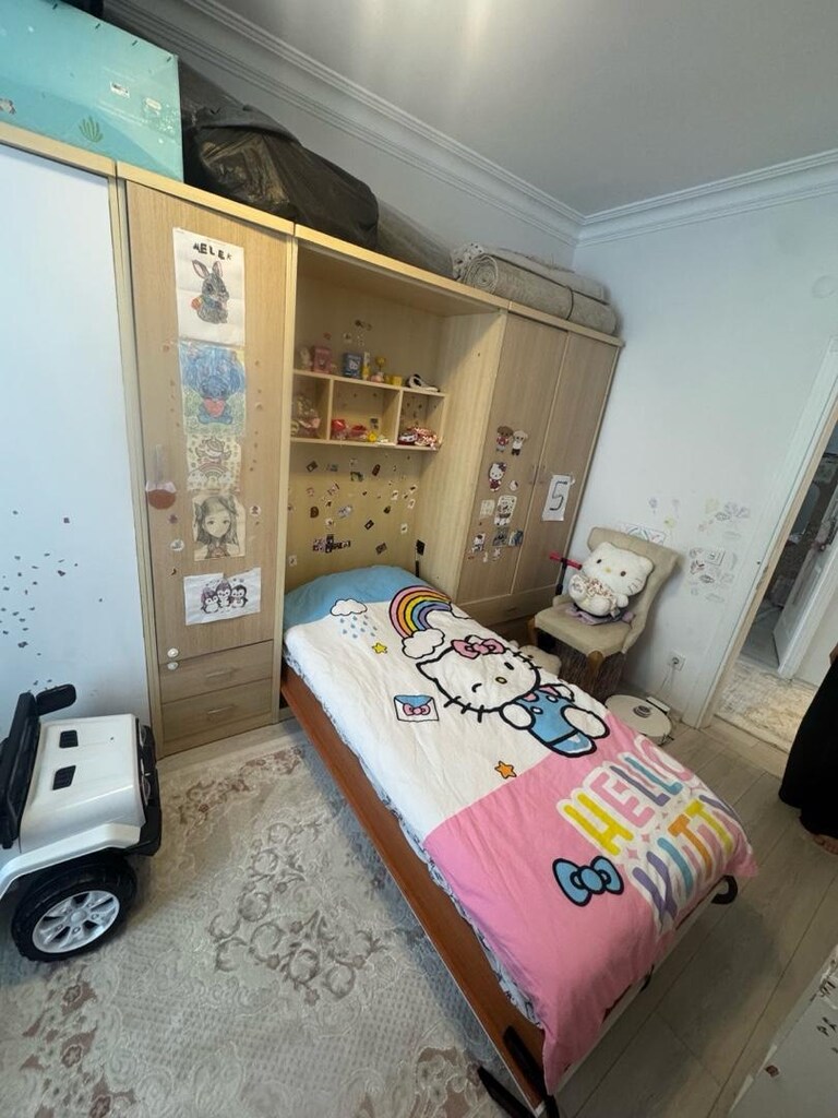 katlanır tek kişilik mobılya duvara monte - 3