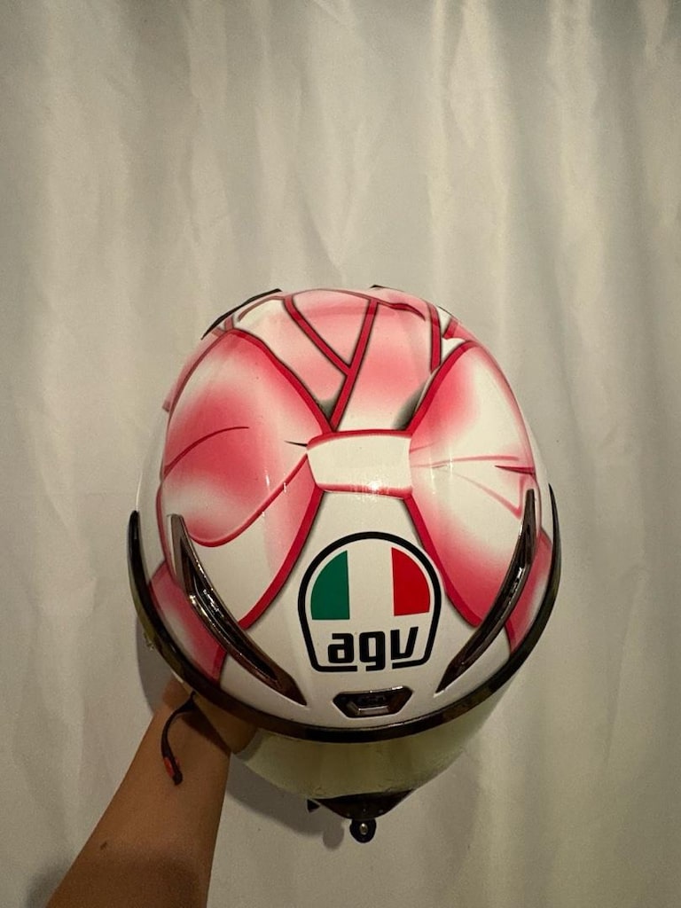 agv pembe kask - 3