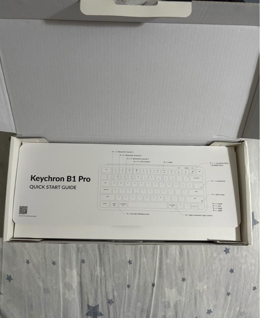 Keychron B1 Pro Ultra-Slim Space Gray %75 Kablosuz Mac Uyumlu Klavye - 4