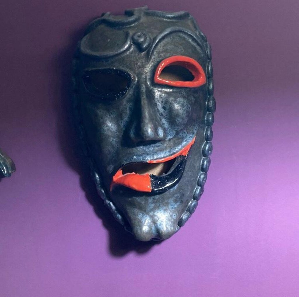 Art Maya seramik mask