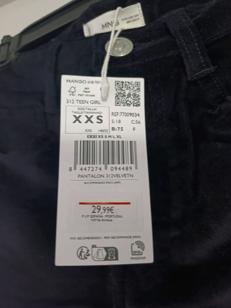 Mango Flare Fitilli Kadife Crop Pantolon - 3