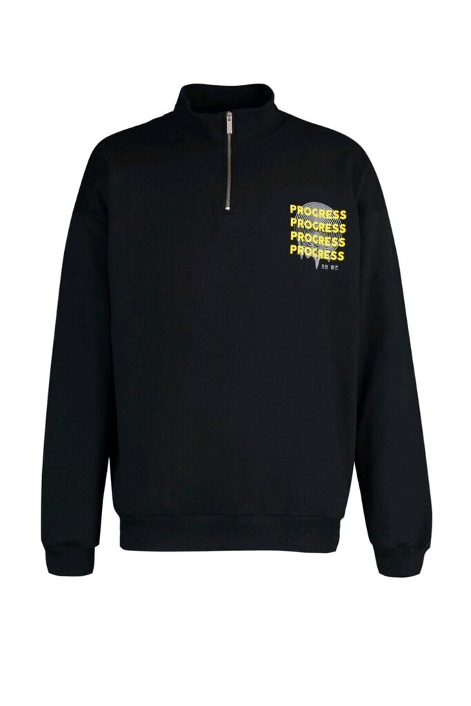 Sweatshirt Siyah - 2