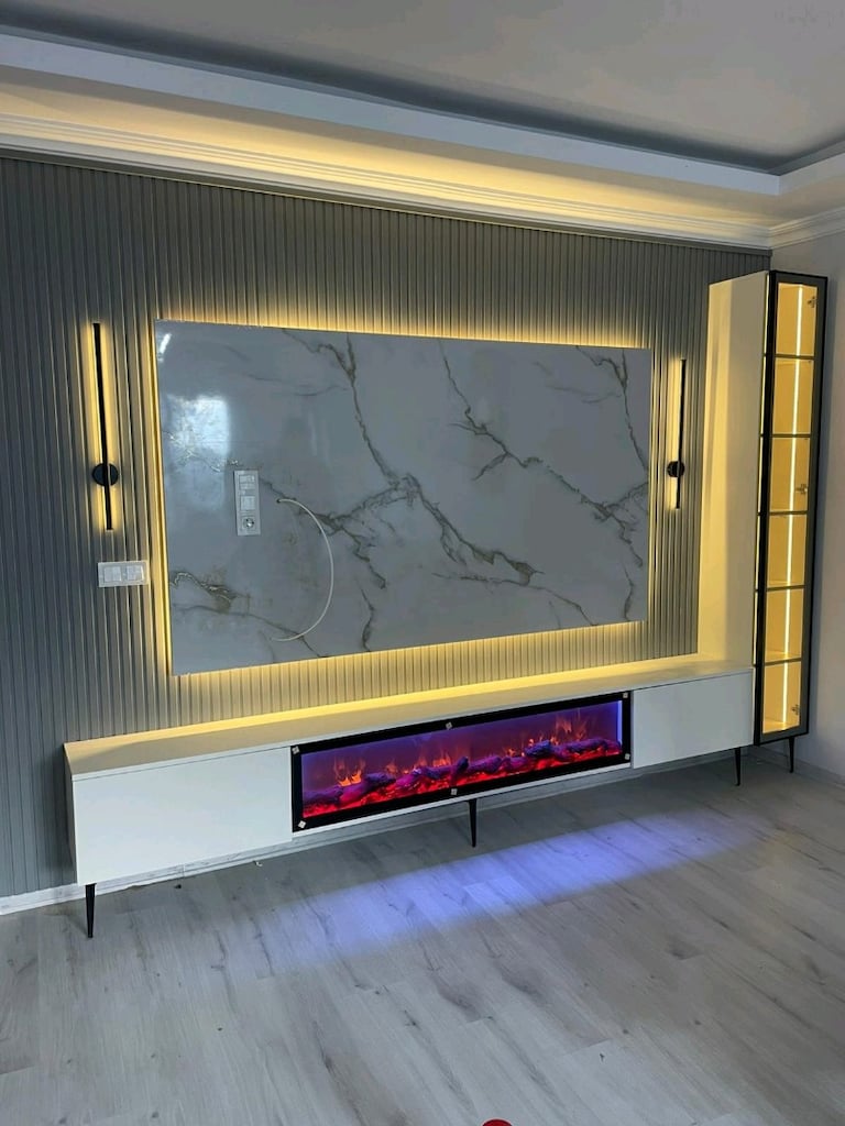 Duvar Paneli Duvar Ünitesi mdf sıfır - 2