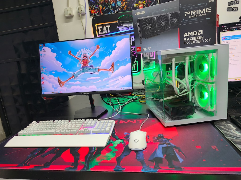 DDR5 Ryzen 5 7500F-16GB-1 TB-RX 9060XT 16 GB - FULL SETUP - 7