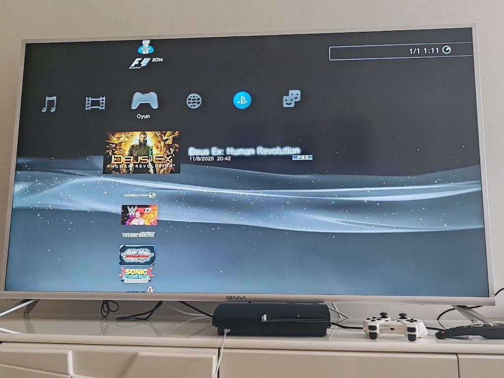 PS3 slim kasa 30/35 oyun var - 12
