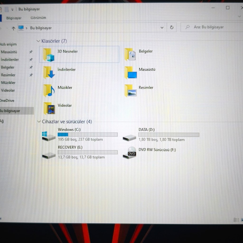HP OMEN / GAMİNG / 2 TB HDD+SSD / 16 RAM / 17.3"DEV EKRAN / İ7 İŞLEMCİ - 13