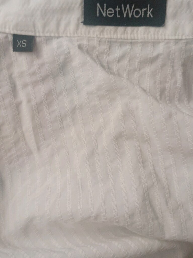 Beyaz Kısa Kollu Minimal Gömlek - 3