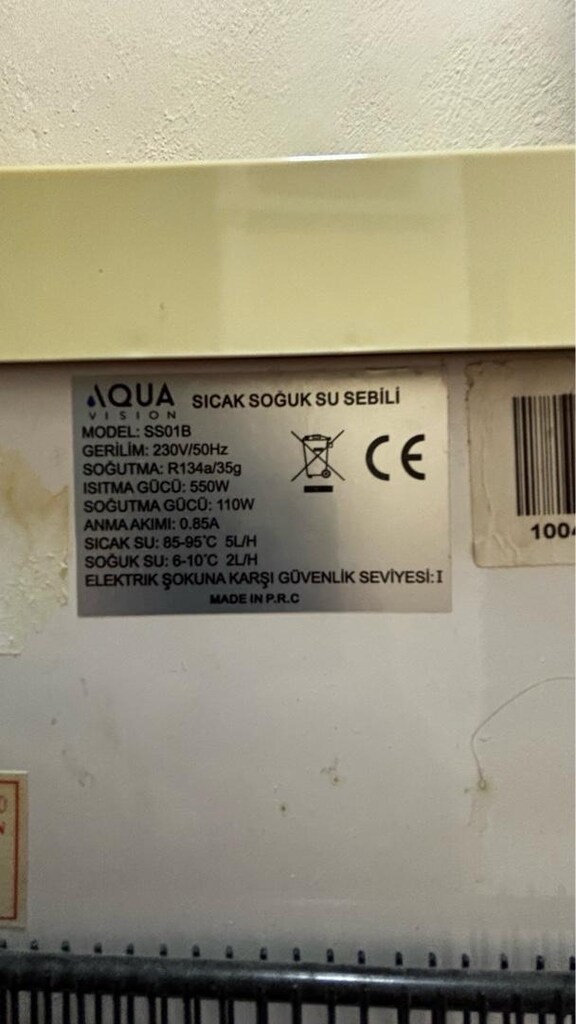 AQUA VISION SICAK SOĞUK SU SEBİLİ - 3