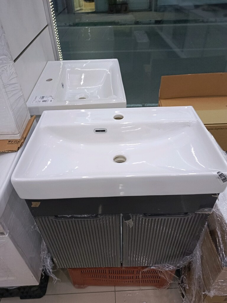 60 cm mebran kapakli banyo dolabi - 2