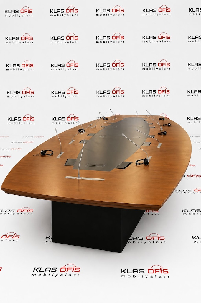 KLAS OFİS PENDİK 640x160 25 KİŞİLİK TOPLANTI MASASI İKİNCİ EL - 2