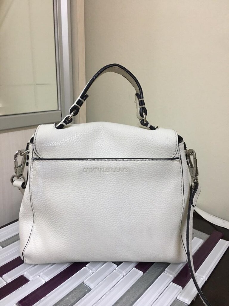 Minimal Monogram Mini Top Handle Çanta - 2