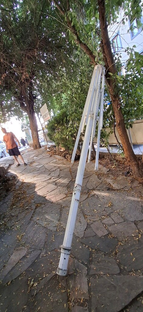 şemsiye metal gövde temiz sorunsuz 4x4metre aliminyum gövde - 7