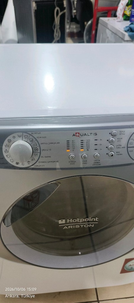HOTPOİNT ARİSTON ÇAMAŞIR MAKİNESİ 8 KİLO 1000 DEVİR ÇALIŞAN GARANTİLİ - 4