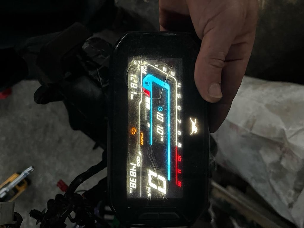 tvs raider 125 gösterge km saati kilometre kadran - 6