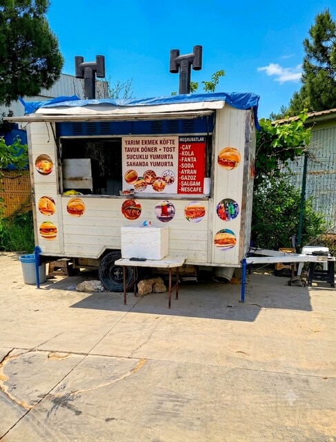 satılık çekme karavan büfe